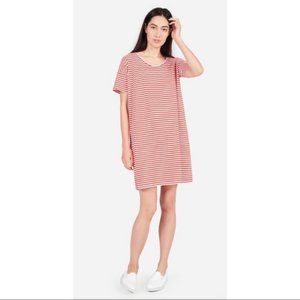 Everlane The Cotton Striped Tee Dress, Size Small
